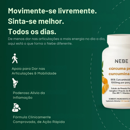 Cápsulas de Cúrcuma Curcumina (1.000mg)